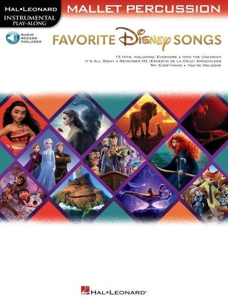 Produktbild: Favorite Disney Songs: Instrumental Play-Along for Mallet Percussion