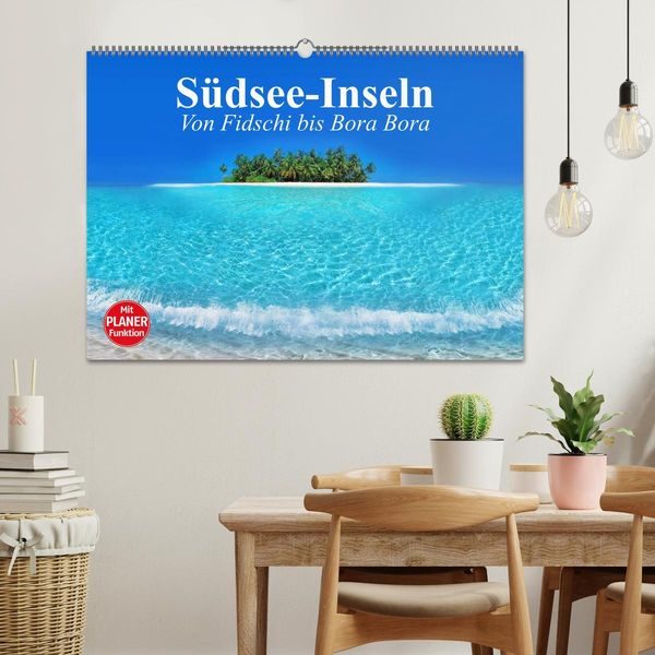 Produktbild: S&uuml;dsee-Inseln. Von Fidschi bis Bora Bora (Wandkalender 2026 DIN A2 quer), CALVENDO Monatskalender
