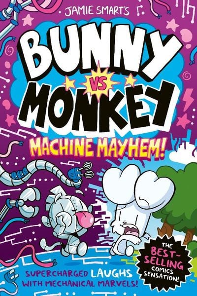 Bunny vs Monkey: Machine Mayhem, Taschenbuch von Jamie Smart, David Fickling Books, 978-1-78845-297-7
