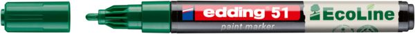 Produktbild: Edding 51 EcoLine 4-51-004 Lackmarker Gr&uuml;n 1 mm, 2mm