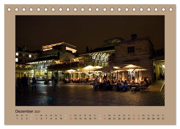 Produktbild: London (Tischkalender 2027 DIN A5 quer), CALVENDO Monatskalender