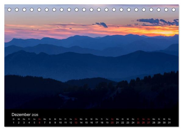Produktbild: Entschleunigt ... reisen durch traumhafte Landschaften "Les Grandes Alpes" (Tischkalender 2026 DIN A5 quer), CALVENDO Monatskalender