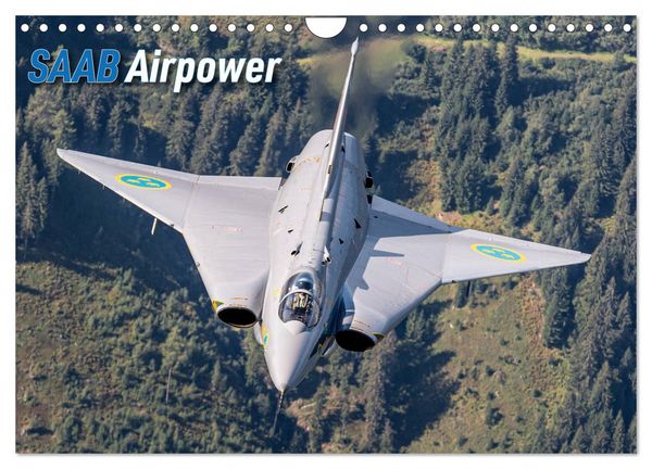 Produktbild: Saab Airpower (Wandkalender 2026 DIN A4 quer), CALVENDO Monatskalender