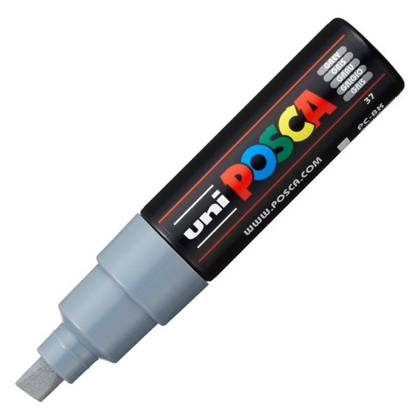 Produktbild: uni POSCA Acrylmarker PC-8K 8mm grau