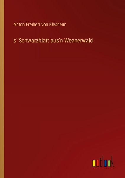 Produktbild: S' Schwarzblatt aus'n Weanerwald