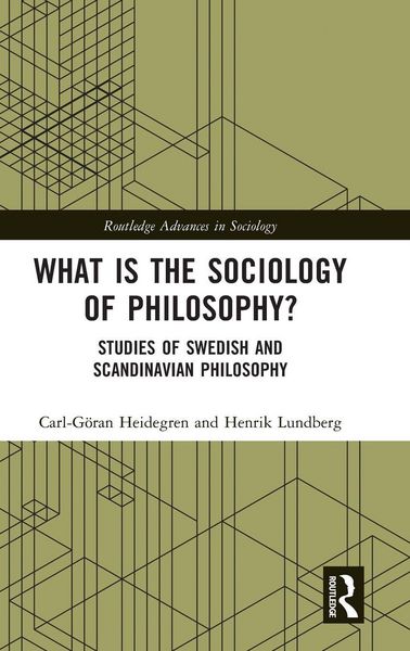 Produktbild: What is the Sociology of Philosophy?