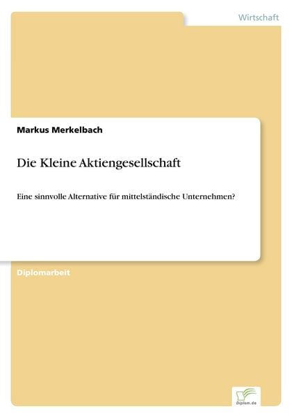 Produktbild: Die Kleine Aktiengesellschaft