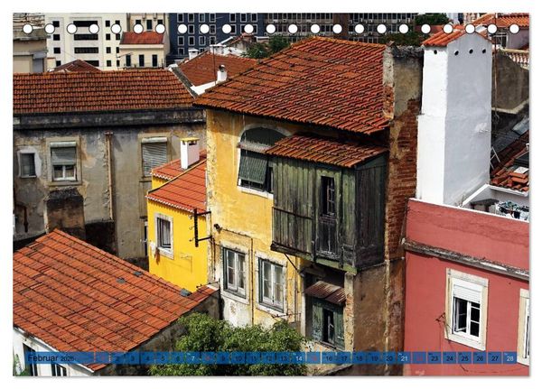 Produktbild: BlickPunkt Lissabon (Tischkalender 2026 DIN A5 quer), CALVENDO Monatskalender