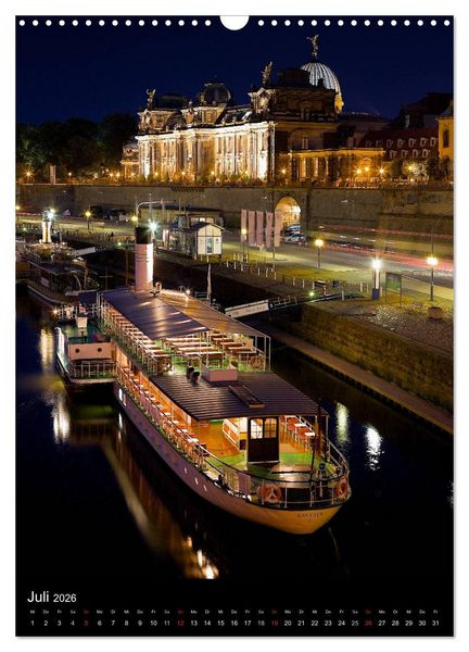 Produktbild: Die wundersch&ouml;ne Stadt Dresden (Wandkalender 2026 DIN A3 hoch), CALVENDO Monatskalender