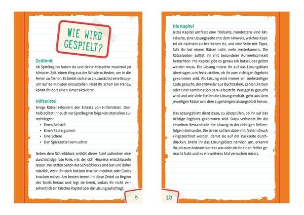 Produktbild: Flucht aus der Schule &ndash; Das spannende Escape-Spiel f&uuml;r Kinder