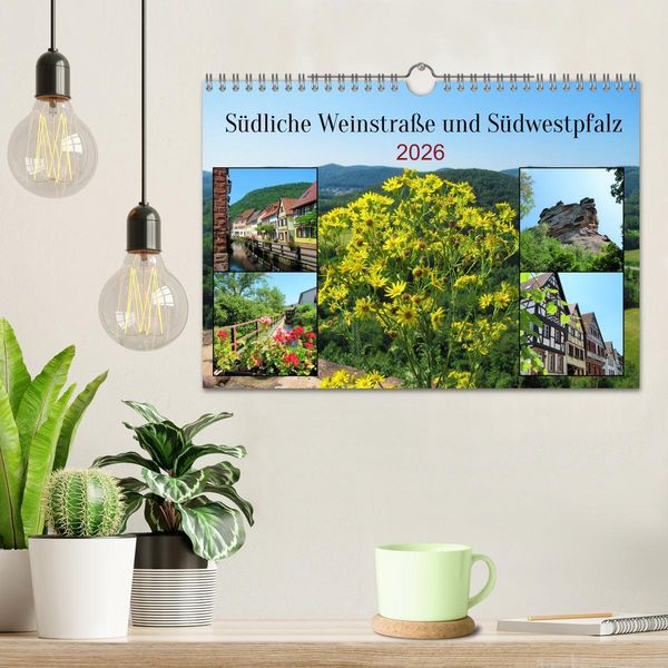 Produktbild: S&uuml;dliche Weinstra&szlig;e und S&uuml;dwestpfalz (Wandkalender 2026 DIN A4 quer), CALVENDO Monatskalender