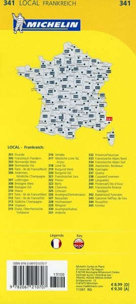 Produktbild: Michelin Franz&ouml;sische Riviera - Seealpen