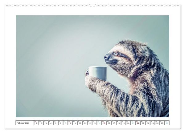 Produktbild: Snoozers Tr&auml;umende Abenteuer (hochwertiger Premium Wandkalender 2026 DIN A2 quer), Kunstdruck in Hochglanz