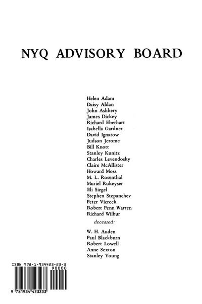 Produktbild: The New York Quarterly, Number 23