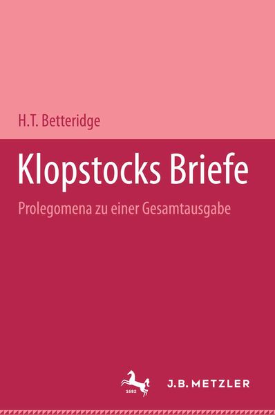 Produktbild: Klopstocks Briefe