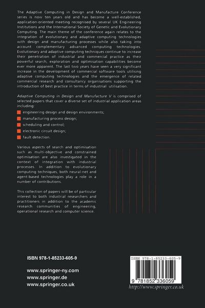 Produktbild: Adaptive Computing in Design and Manufacture V