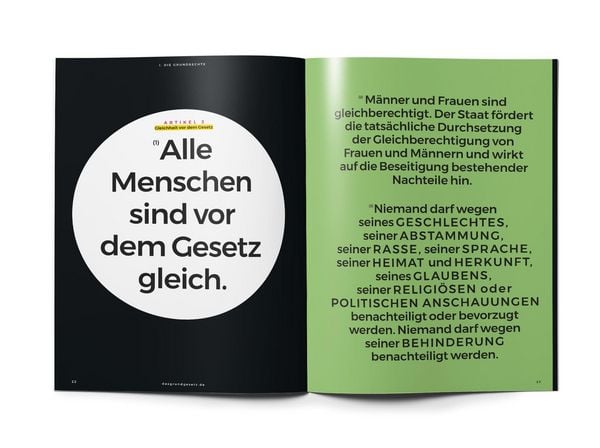 Produktbild: Das Grundgesetz als Magazin