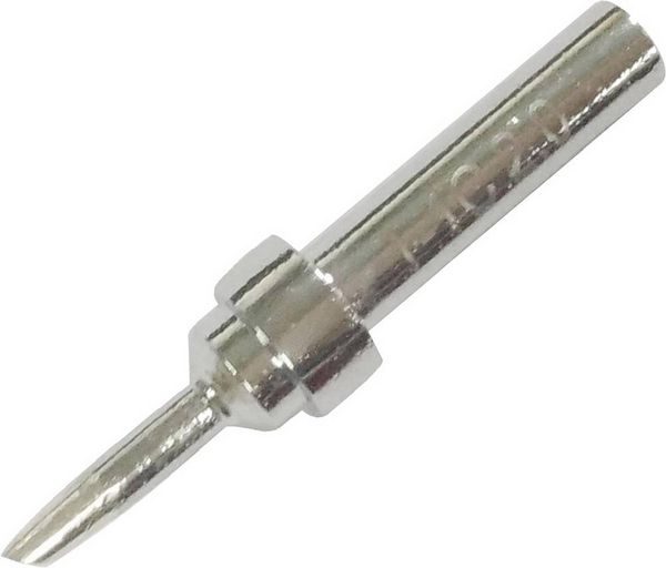 Produktbild: TOOLCRAFT HF-2,0-45 L&ouml;tspitze abgeschr&auml;gt 45&deg; Spitzen-Gr&ouml;&szlig;e 2 mm Spitzen-L&auml;nge 17 mm Inhalt 1 St.