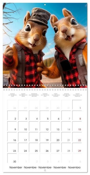 Produktbild: Jolly Selfies (Wall Calendar 2026 12 &times; 12 Inch) CALVENDO 12 Month Wall Calendar
