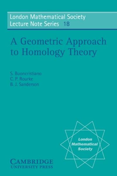 Produktbild: Geometric Approach to Homology Theory