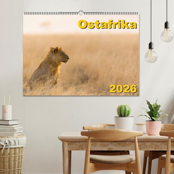 Produktbild: Ostafrika (Wandkalender 2026 DIN A2 quer), CALVENDO Monatskalender