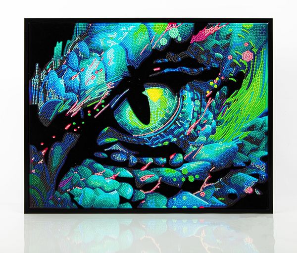 DIAMOND DOTZ - Diamond Painting Neon Drachenauge