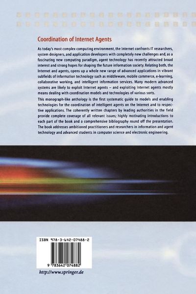 Produktbild: Coordination of Internet Agents