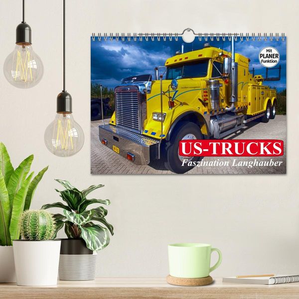 Produktbild: US-Trucks. Faszination Langhauber (Wandkalender 2026 DIN A4 quer), CALVENDO Monatskalender