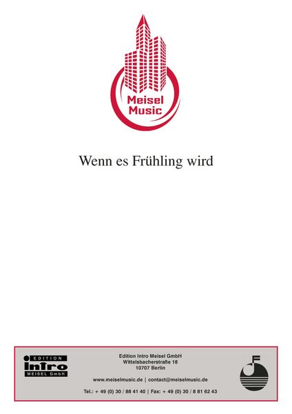Produktbild: Wenn es Fr&uuml;hling wird
