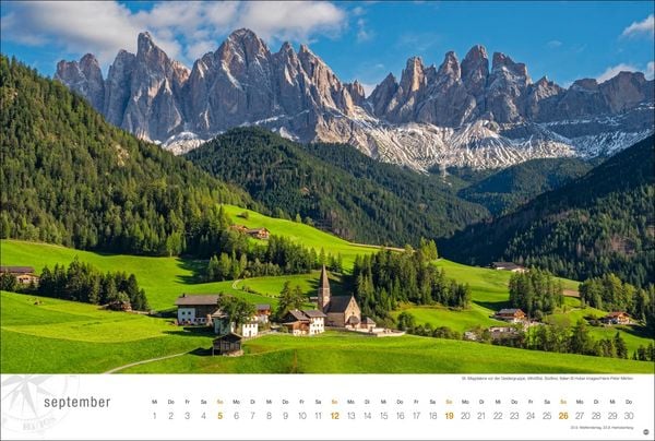 Produktbild: S&uuml;dtirol Globetrotter Kalender 2027 - Von romantischen T&auml;lern und schroffer Bergwelt