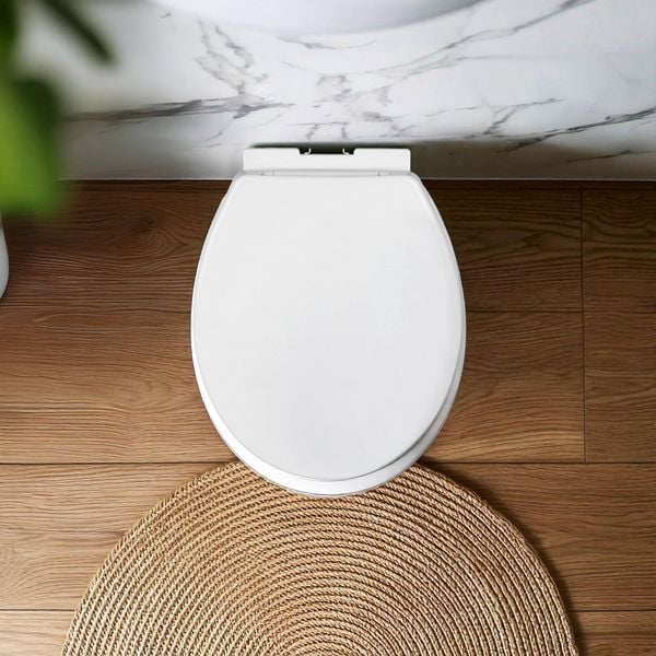 Produktbild: WC-Sitz Mod. Luri, wei&szlig;, Thermoplast, 35.5x43 cm, mit Easy-Close Absenkautomatik