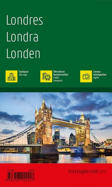 Produktbild: Freytag & berndt Innenstadtplan London 1:10.000