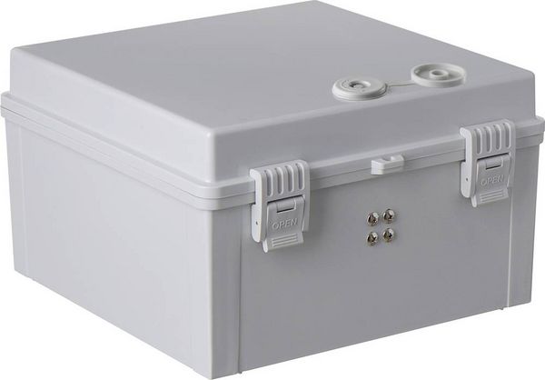 Produktbild: TRU COMPONENTS TC-PSC-30x30x18 Schaltschrank 300 x 300 x 180 ABS Hellgrau 1St.