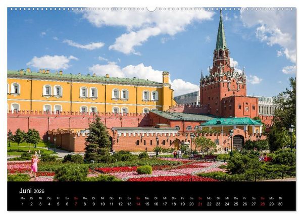 Produktbild: Moskau 2026 (Wandkalender 2026 DIN A2 quer), CALVENDO Monatskalender