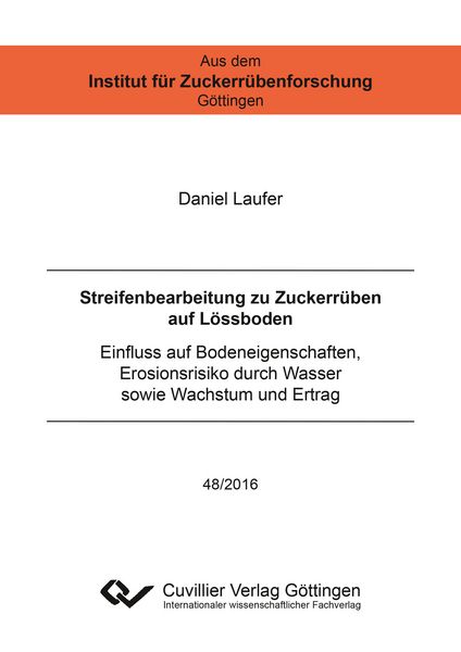 Produktbild: Streifenbearbeitung zu Zuckerrüben auf Lössboden