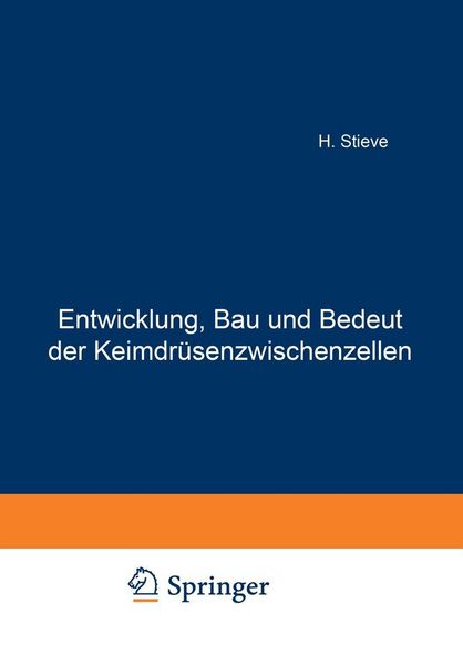 Produktbild: Entwicklung, Bau und Bedeutung der Keimdr&uuml;senzwischenzellen