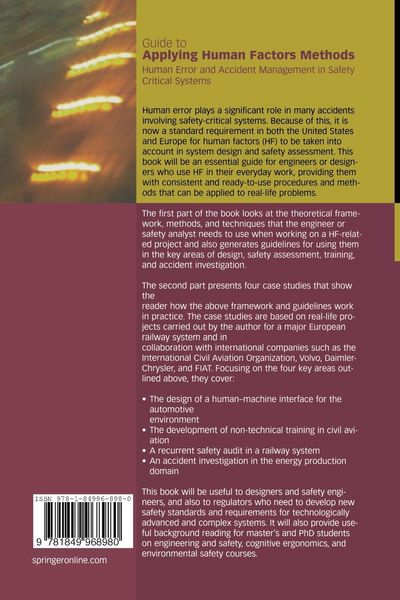 Produktbild: Guide to Applying Human Factors Methods