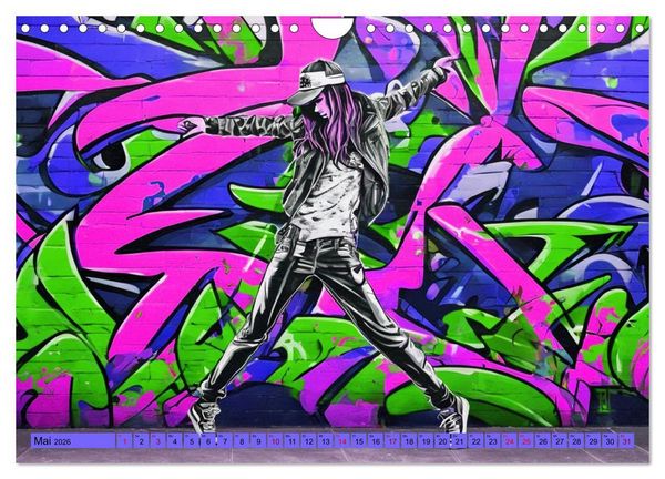 Produktbild: Lebensart Hip Hop (Wandkalender 2026 DIN A4 quer), CALVENDO Monatskalender
