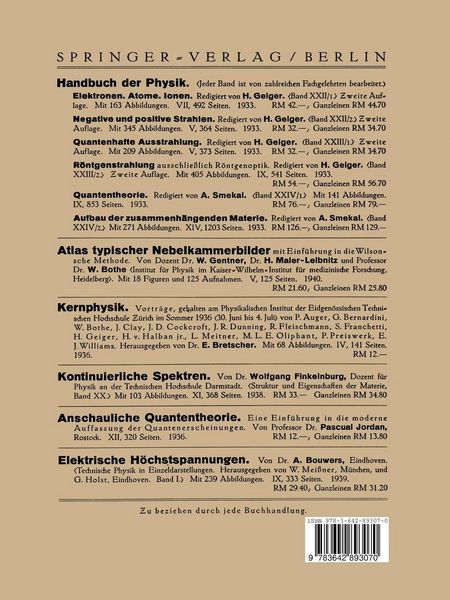 Produktbild: Kernphysikalische Tabellen