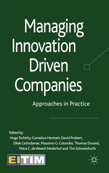 Produktbild: Managing Innovation Driven Companies