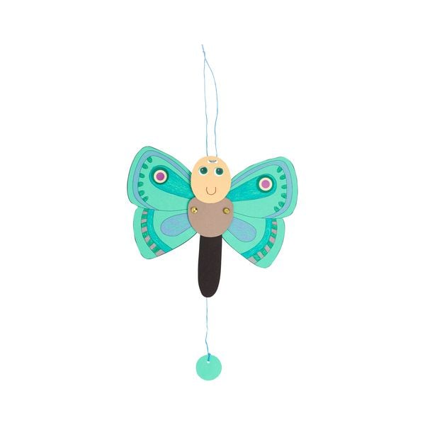 Produktbild: HABA 2013219 - SachenMacher DIY: Hampeltiere Flotte Falter, Schmetterlinge, Bastelset