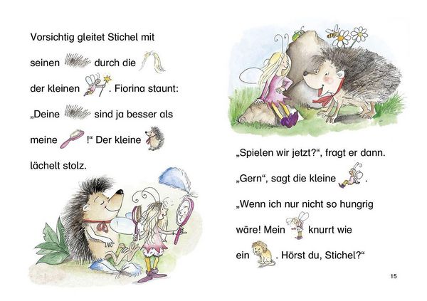 Produktbild: Lesenlernen in 3 Schritten - Die sch&ouml;nsten Geschichten von Feen, Einh&ouml;rnern und Meerm&auml;dchen