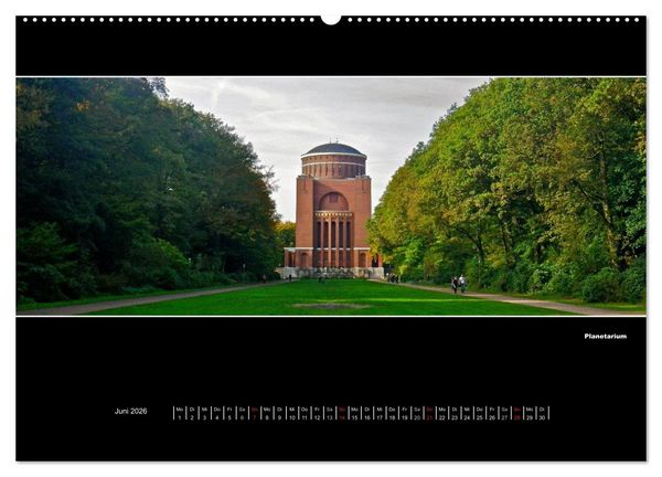 Produktbild: Hamburg Panoramen 2026 (Wandkalender 2026 DIN A2 quer), CALVENDO Monatskalender