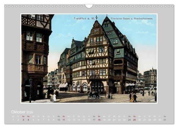 Produktbild: Es war einmal... in Frankfurt (Main) (Wandkalender 2026 DIN A3 quer), CALVENDO Monatskalender