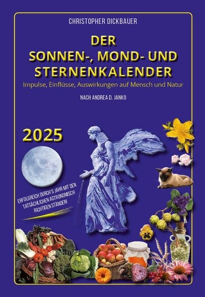 Produktbild: Der Sonnen-, Mond- und Sternenkalender 2025