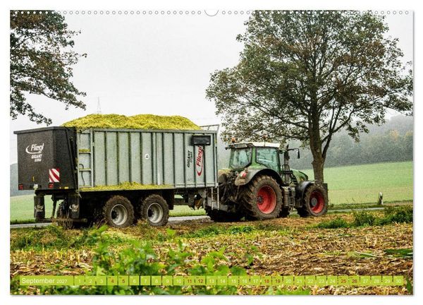 Produktbild: Landwirtschaft - Maisernte (hochwertiger Premium Wandkalender 2027 DIN A2 quer), Kunstdruck in Hochglanz