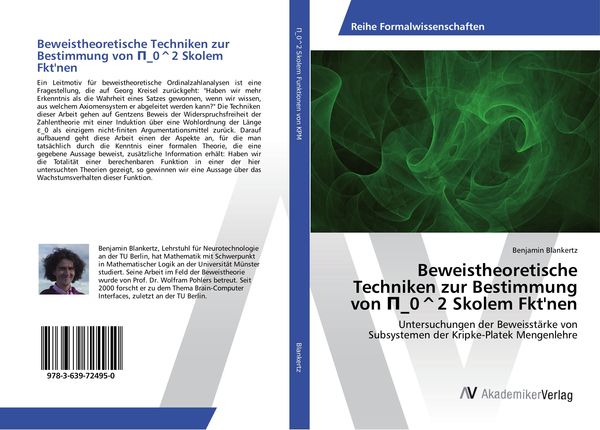 Produktbild: Beweistheoretische Techniken zur Bestimmung von &iquest;_0^2 Skolem Fkt'nen