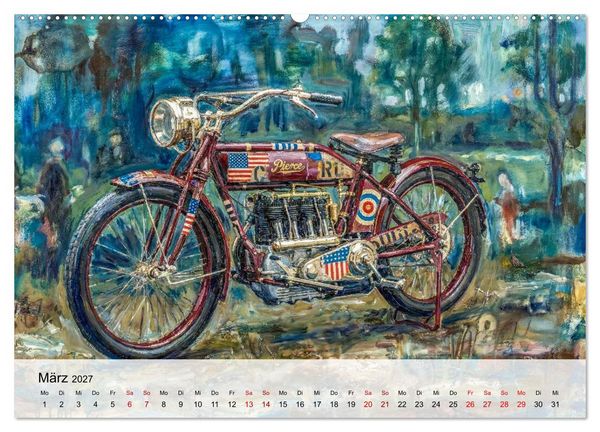 Produktbild: Kult-Motorr&auml;der der USA (Wandkalender 2027 DIN A2 quer), CALVENDO Monatskalender