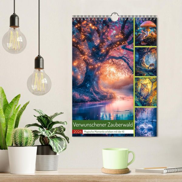 Produktbild: Verwunschener Zauberwald (Wandkalender 2026 DIN A4 hoch), CALVENDO Monatskalender