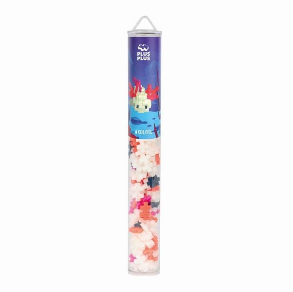 Produktbild: Plus-Plus 100 Tube Kreativ Bausteine Axolotl